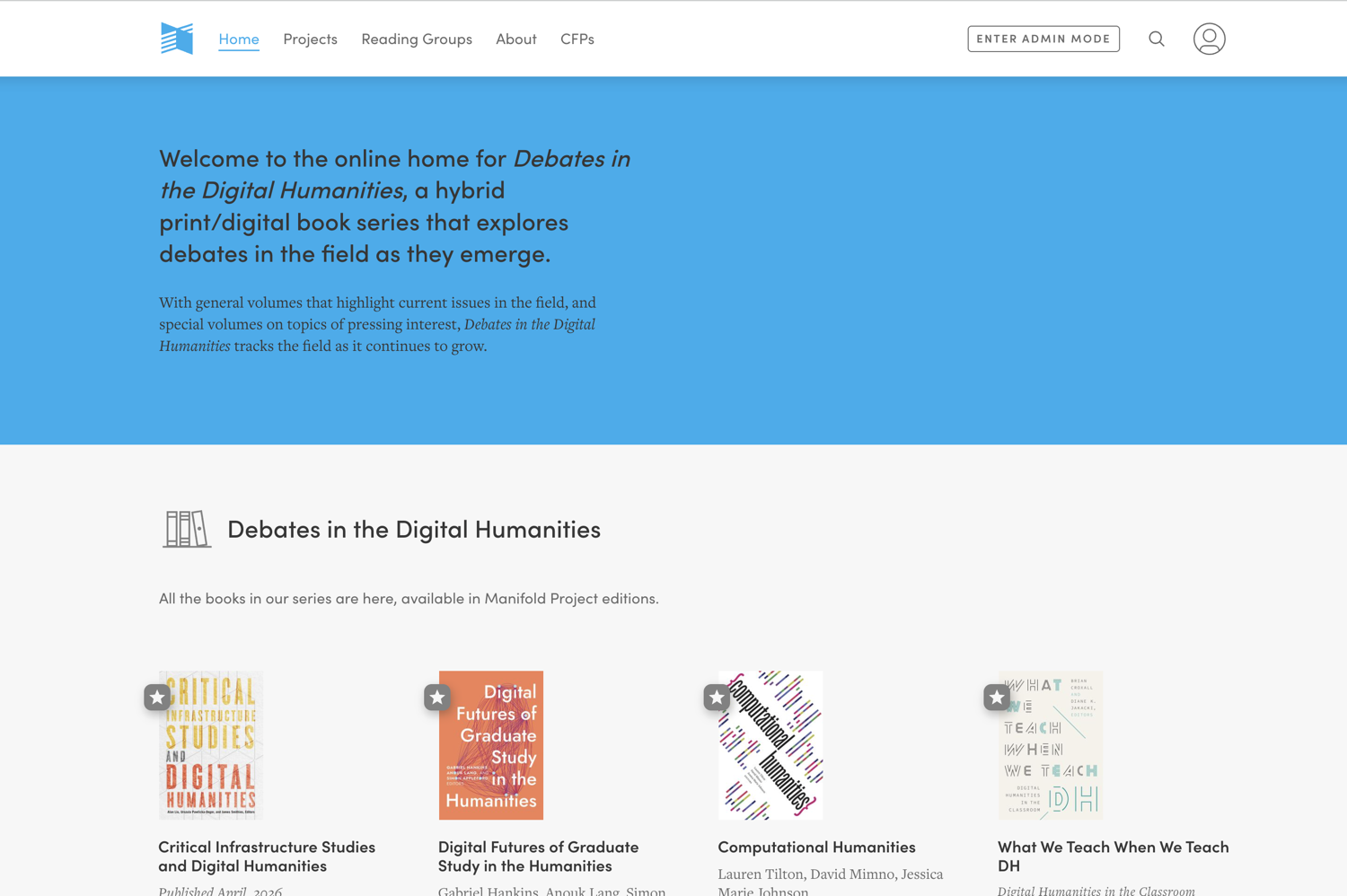 Debates in the Digital Humanities
